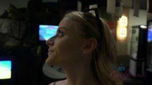 You take Paris to the Aquarium and get her off in the car.